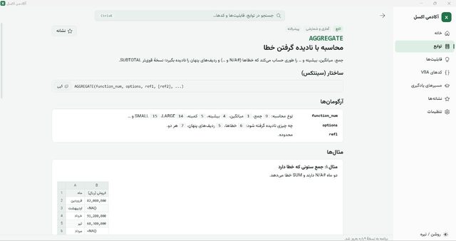 Function lesson with syntax, arguments and examples